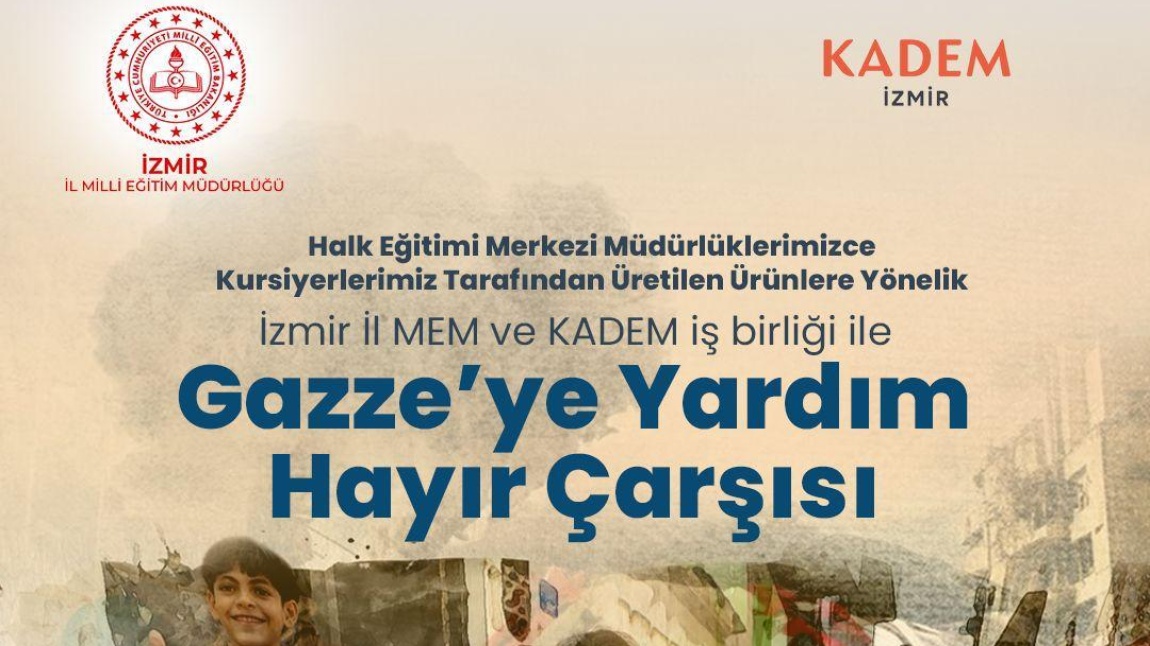 Gazze'ye Yardım Hayır Çarşısı